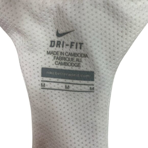 NIKE Womens Advantage Printed Tank - Pink /White sz - Picture 3 of 12